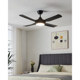 Nilmelle Ceiling Fan with Light - Matt Black