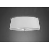 Ninette 4 Light Flush Ceiling Light - Ivory White