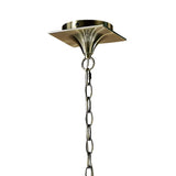 Ninette 2 Arm 4 Light Chandelier - Antique Brass With Black Shades