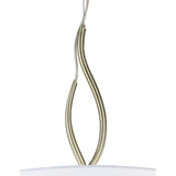 Ninette 4 Light Pendant Light – Antique Brass With White Shades