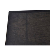 Ninette Large 2 Light Table Lamp - Antique Brass With Black Shade