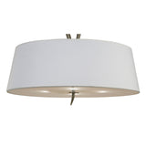 Ninette 4 Light Semi-Flush Ceiling Light - Ivory White