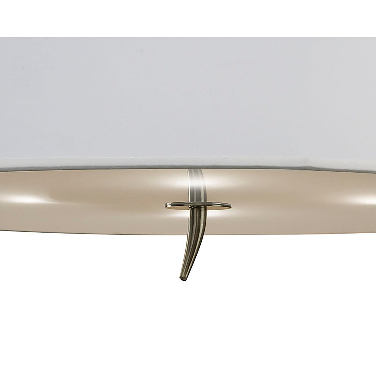 Ninette 4 Light Semi-Flush Ceiling Light - Ivory White