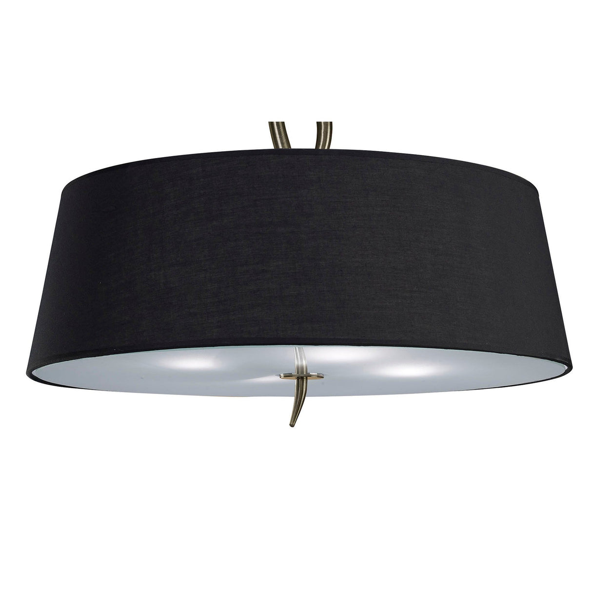 Ninette 4 Light Semi-Flush Ceiling Light - Black