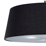 Ninette 4 Light Semi-Flush Ceiling Light - Black