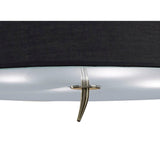 Ninette 4 Light Semi-Flush Ceiling Light - Black