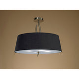 Ninette 4 Light Semi-Flush Ceiling Light - Black