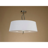 Ninette 4 Light Semi-Flush Ceiling Light - Ivory White