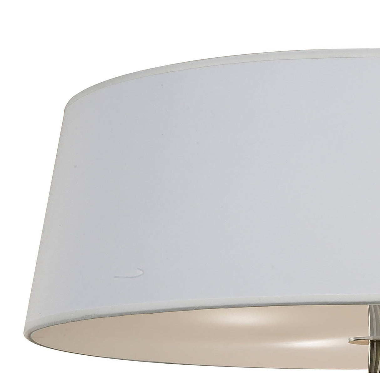 Ninette 4 Light Flush Ceiling Light - Ivory White