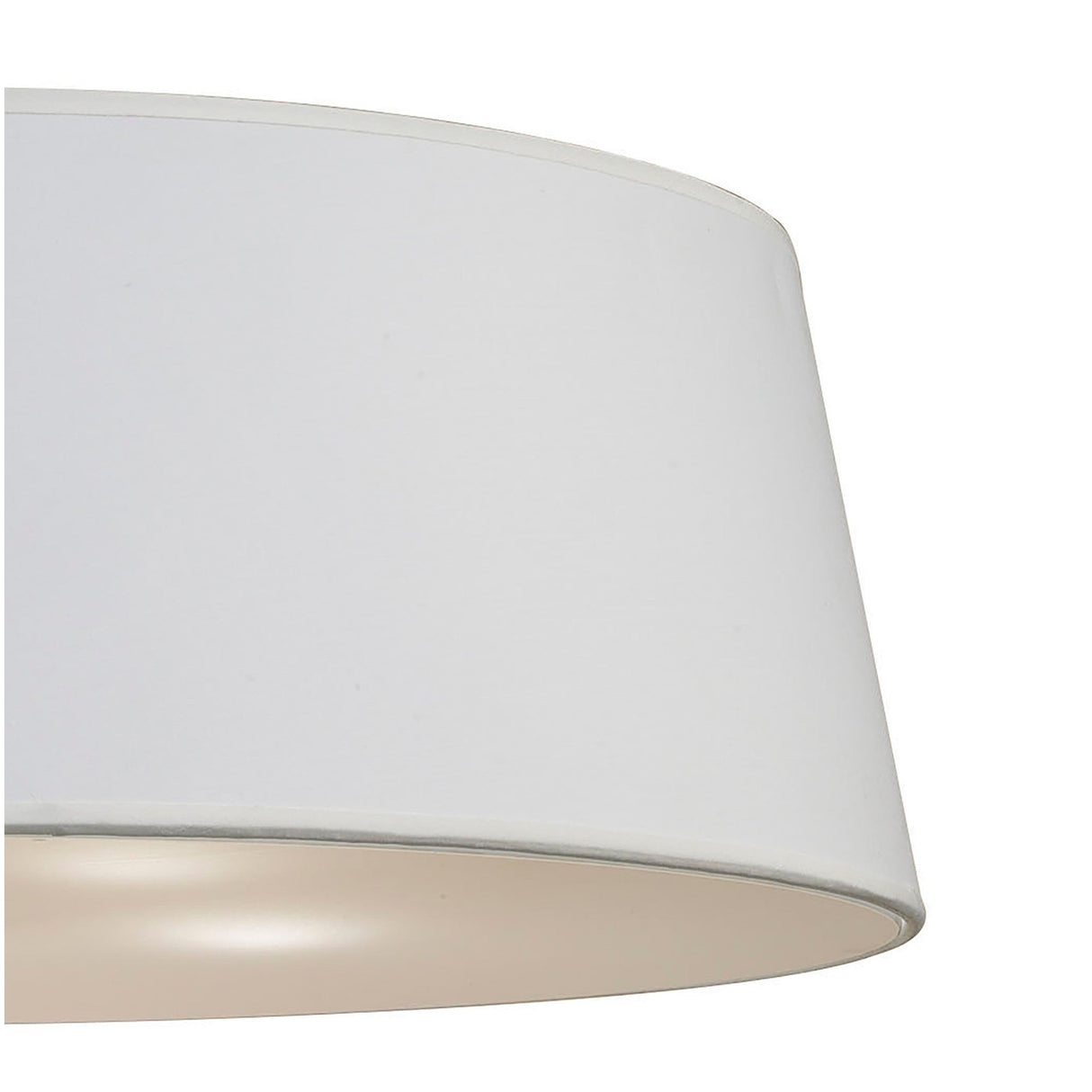 Ninette 4 Light Flush Ceiling Light - Ivory White