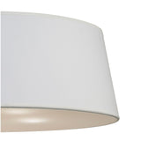 Ninette 4 Light Flush Ceiling Light - Ivory White