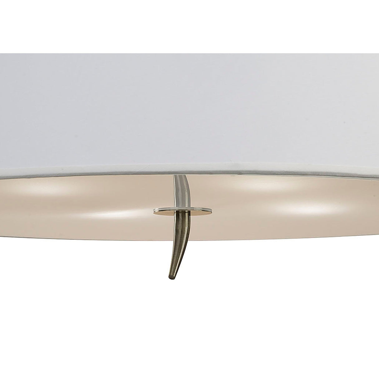 Ninette 4 Light Flush Ceiling Light - Ivory White