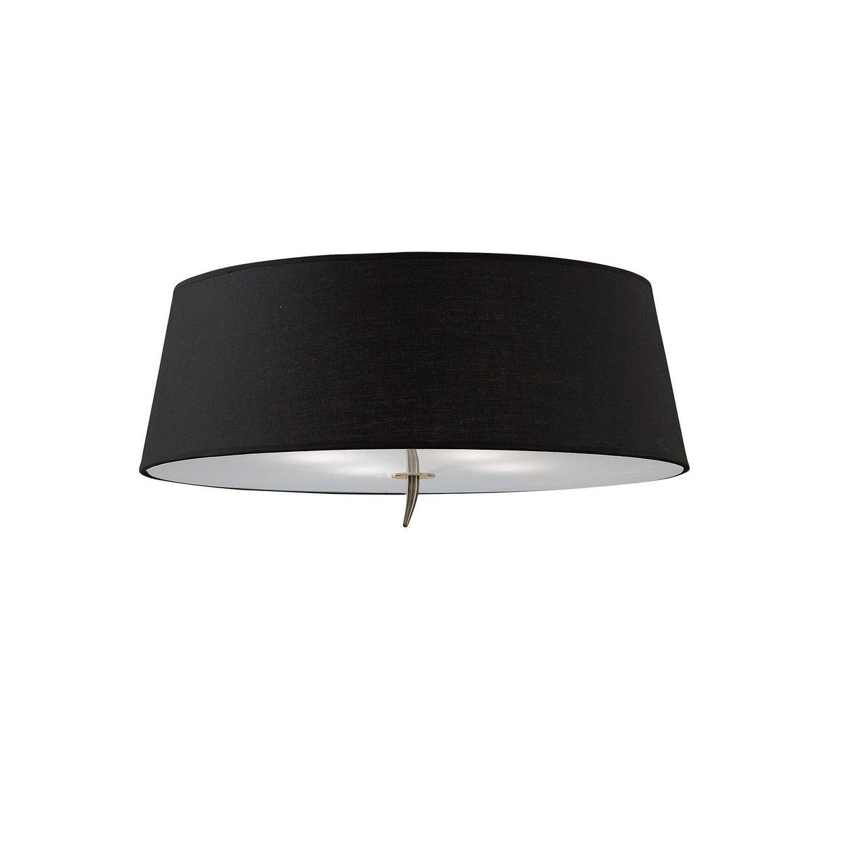 Ninette 4 Light Flush Ceiling Light - Black