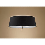 Ninette 4 Light Flush Ceiling Light - Black