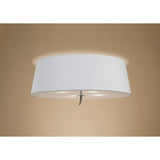 Ninette 4 Light Flush Ceiling Light - Ivory White