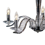Niobe 72cm 5 Light Crystal Chandelier - Polished Chrome