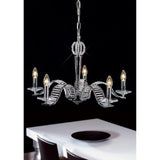 Niobe 72cm 5 Light Crystal Chandelier - Polished Chrome