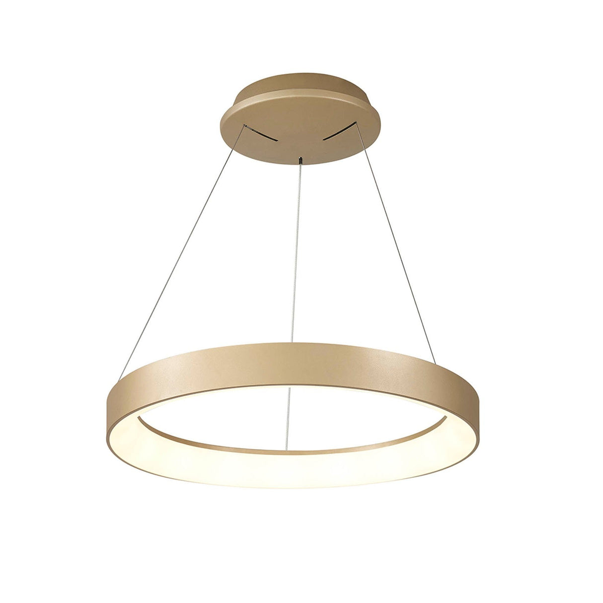 Niseko 45cm CCT LED Suspension Light With Remote Control - Gold