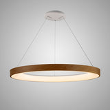 Niseko 90cm CCT LED Suspension Light With Remote Control - Brown