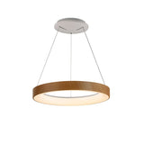 Niseko 45cm CCT LED Suspension Light With Remote Control - Brown