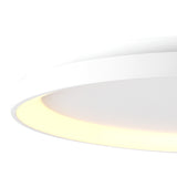 Niseko Ring LED Flush Ceiling Light 3000K 78W - White