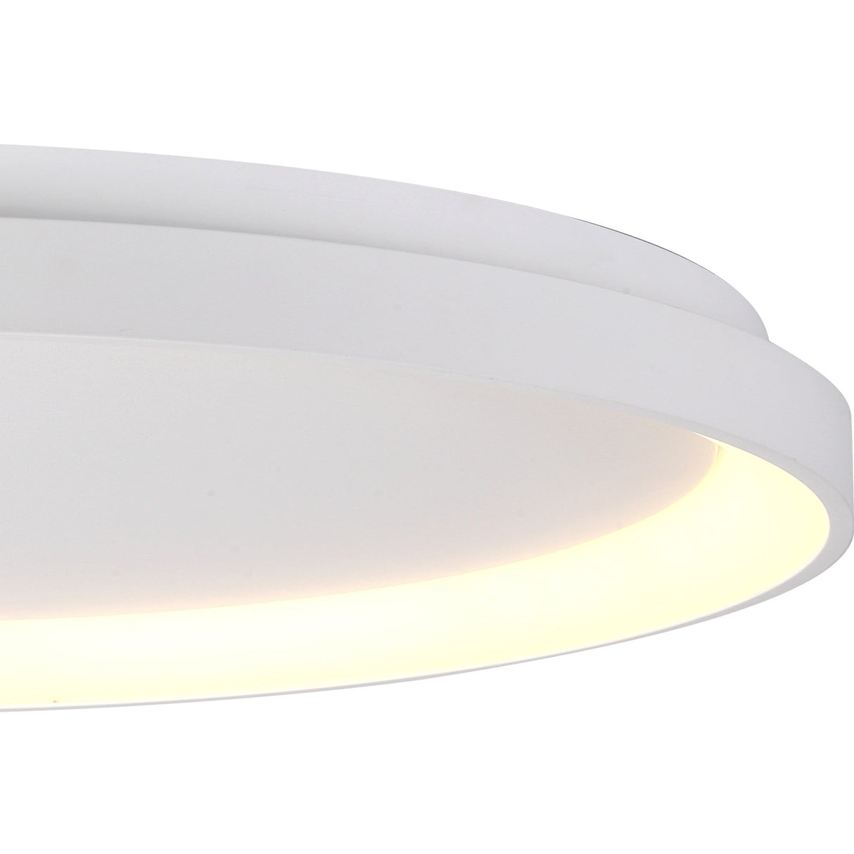 Niseko Ring LED Flush Ceiling Light 3000K 78W - White