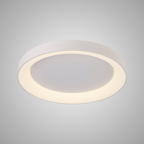 Niseko Ring LED Flush Ceiling Light 3000K 48W - White