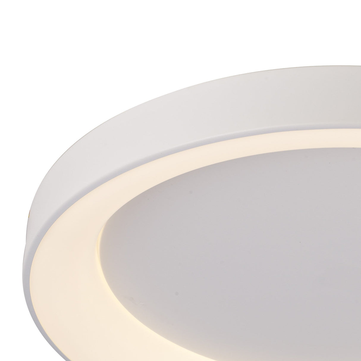 Niseko Ring LED Flush Ceiling Light 3000K 30W - White
