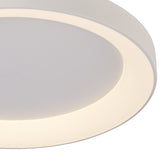 Niseko Ring LED Flush Ceiling Light 3000K 30W - White