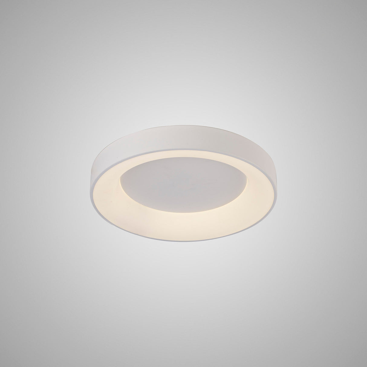 Niseko Ring LED Flush Ceiling Light 3000K 30W - White