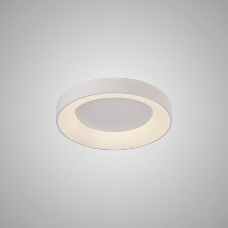 Niseko Ring LED Flush Ceiling Light 3000K 30W - White