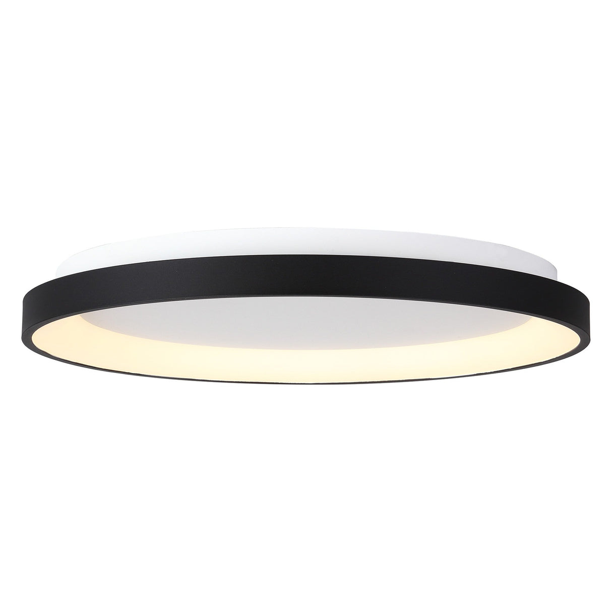 Niseko Ring LED Flush Ceiling Light 3000K 78W - Black