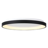 Niseko Ring LED Flush Ceiling Light 3000K 78W - Black