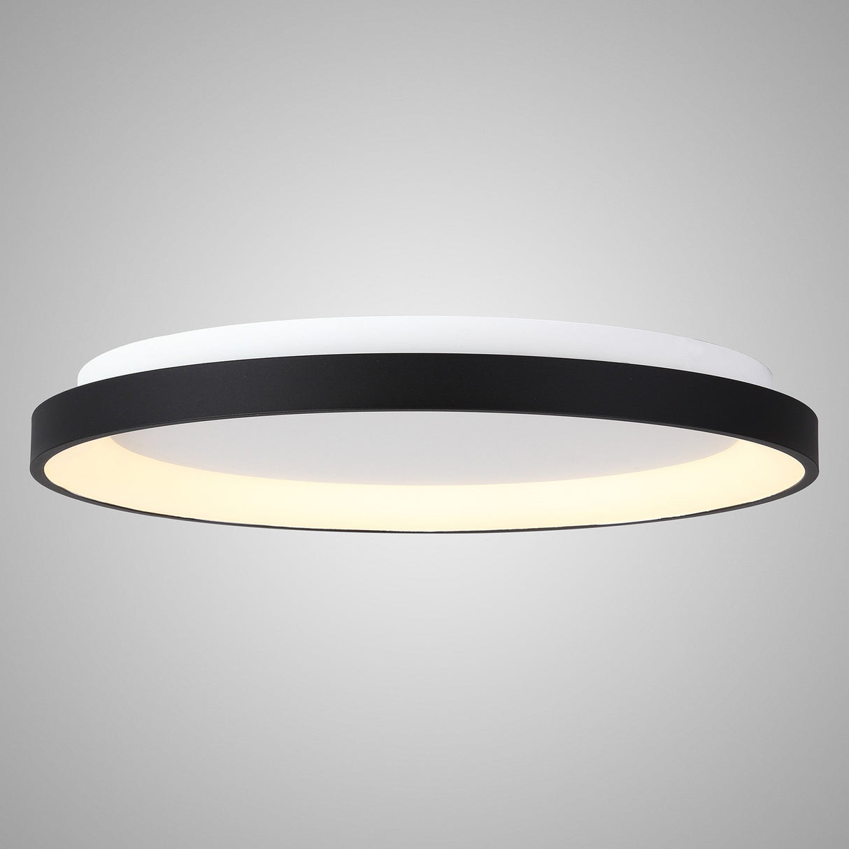 Niseko Ring LED Flush Ceiling Light 3000K 78W - Black