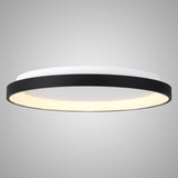 Niseko Ring LED Flush Ceiling Light 3000K 78W - Black