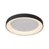 Niseko Ring LED Flush Ceiling Light 3000K 48W - Black