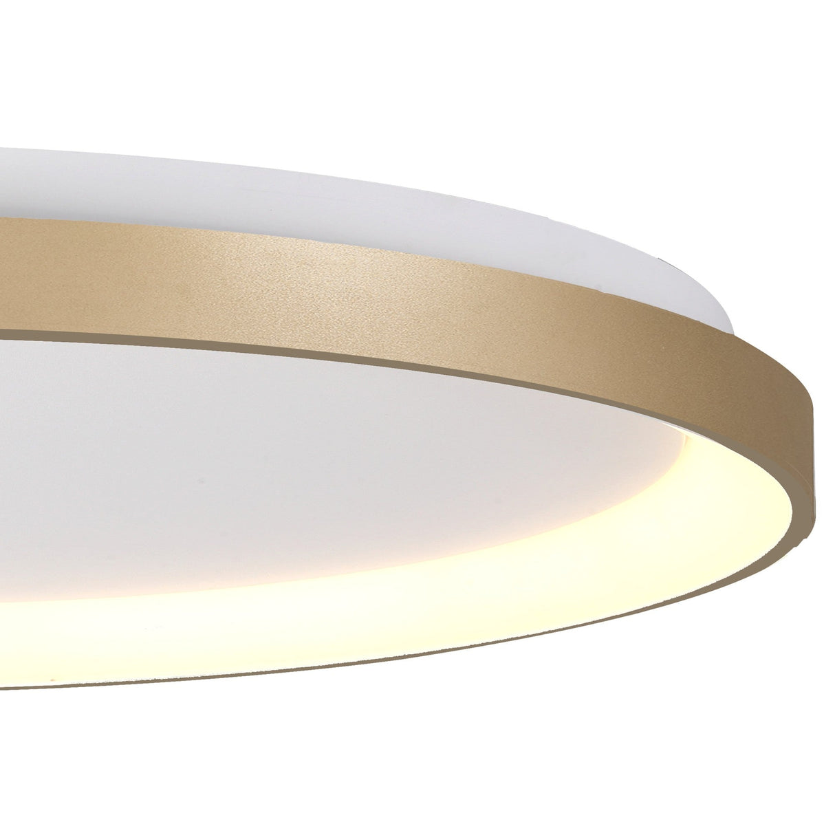 Niseko Ring LED Flush Ceiling Light 3000K 78W - Gold