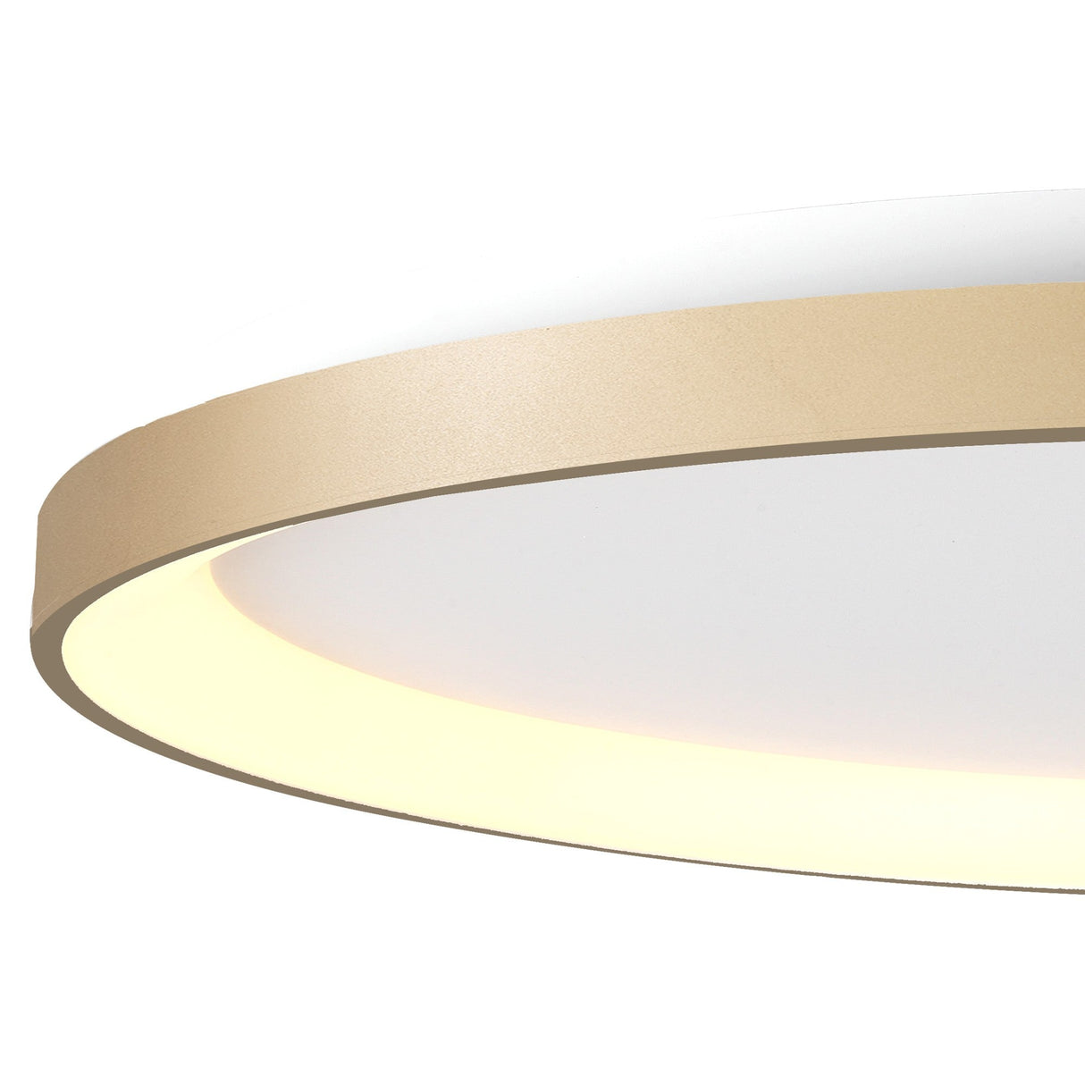 Niseko Ring LED Flush Ceiling Light 3000K 58W - Gold
