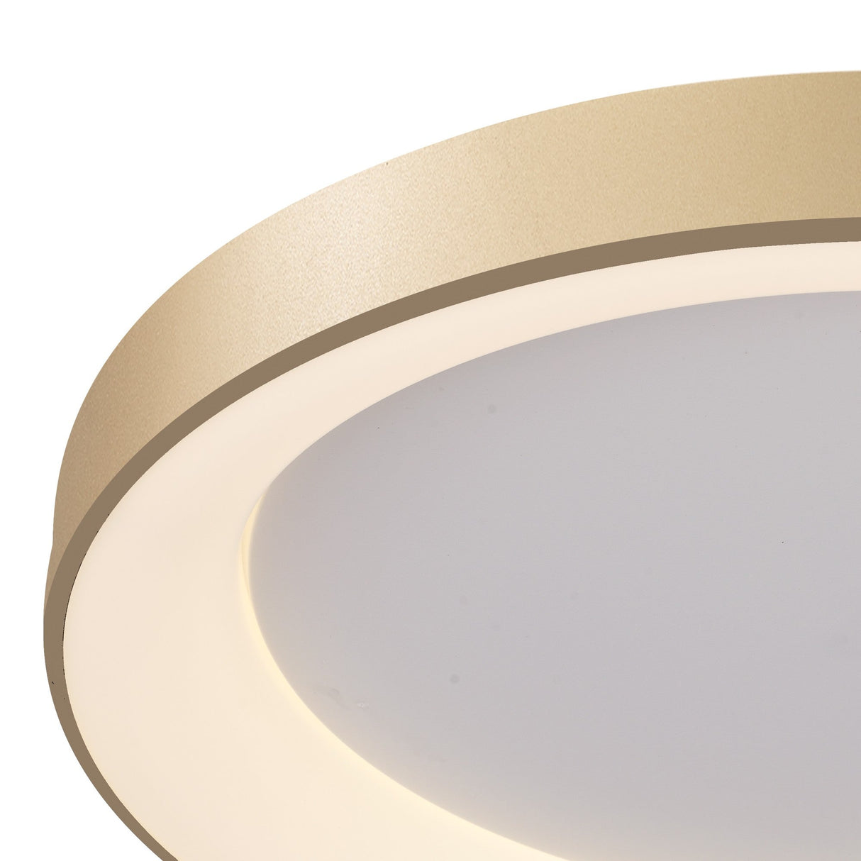 Niseko Ring LED Flush Ceiling Light 3000K 48W - Gold