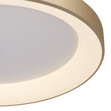 Niseko Ring LED Flush Ceiling Light 3000K 48W - Gold