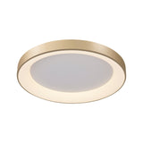 Niseko Ring LED Flush Ceiling Light 3000K 48W - Gold