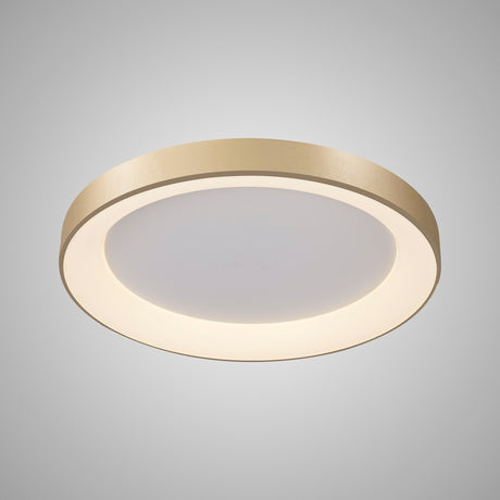 Niseko Ring LED Flush Ceiling Light 3000K 48W - Gold