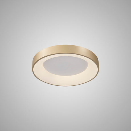 Niseko Ring LED Flush Ceiling Light 3000K 30W - Gold