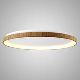 Niseko Ring LED Flush Ceiling Light 3000K 78W - Light Brown