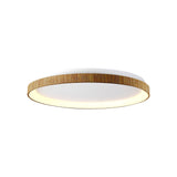Niseko Ring LED Flush Ceiling Light 3000K 58W - Light Brown