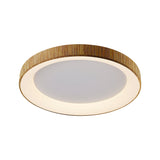 Niseko Ring LED Flush Ceiling Light 3000K 48W - Light Brown