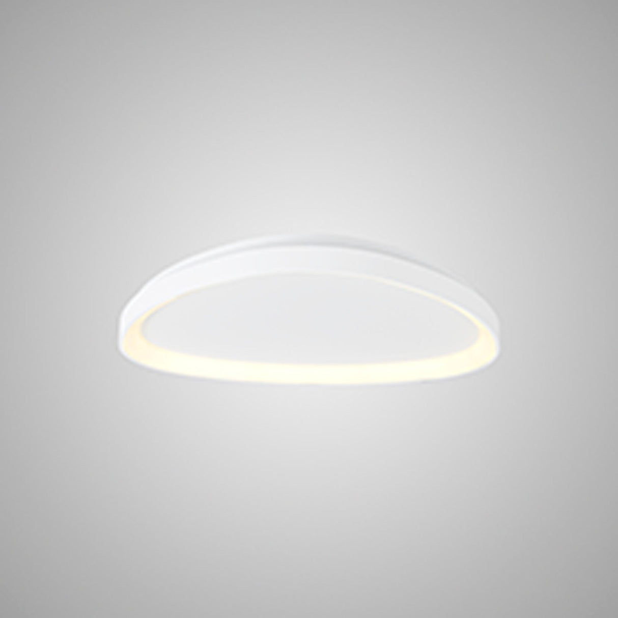 Niseko Triangular LED Flush Ceiling Light 3000K 35W - White