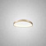 Niseko Triangular LED Flush Ceiling Light 3000K 35W - Gold