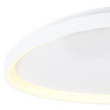 Niseko Triangular LED Flush Ceiling Light 3000K 48W - White