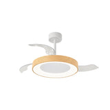 Niseko M CCT Dimmable LED Ceiling Fan Light With Remote Control - Brown